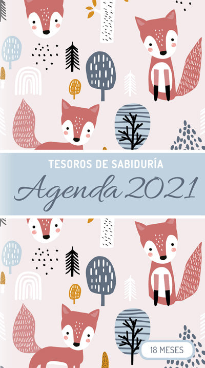 Tesoros de Sabiduría: Agenda 2021 (Pocket) Zorros