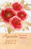 Agenda Tesoros de Sabiduría 2022 tapa dura (rosas rojas)