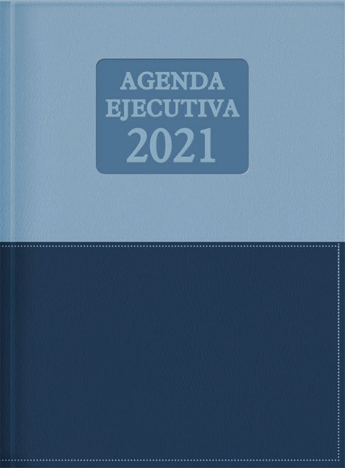 Tesoros de Sabiduría Ejecutiva: Agenda 2021 (Leather) Azul
