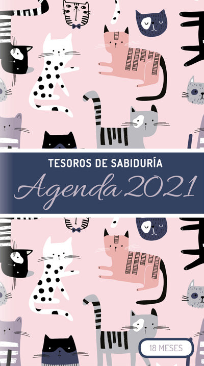Tesoros de Sabiduría: Agenda 2021 (Pocket) Gatos