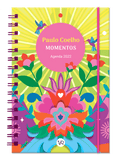Agenda Paulo Coelho 2022 - Anillada: Momentos (floral)